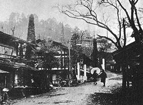 田村旅館の入り口