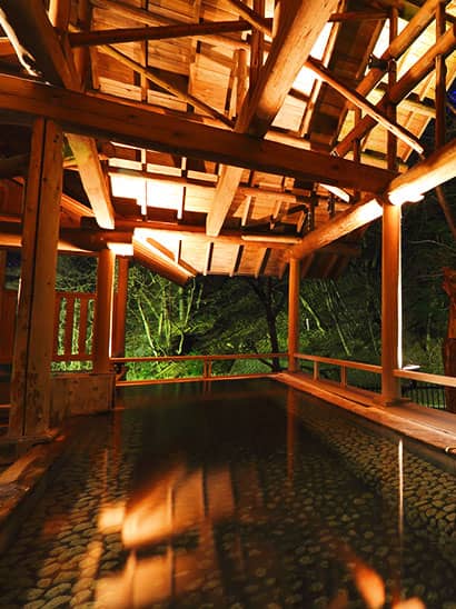 露天風呂「森のこだま」